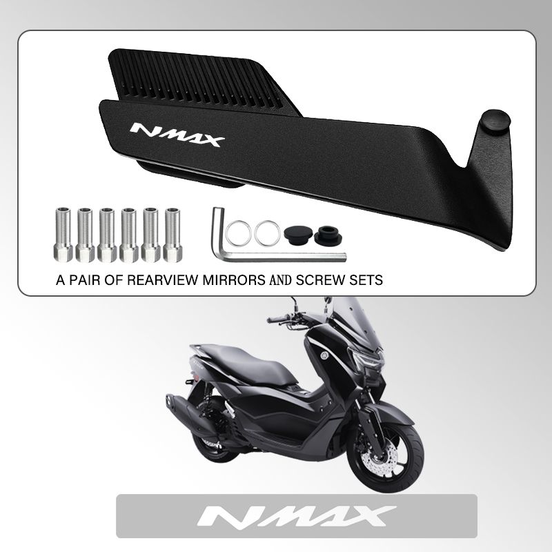 Tech Max Accessories - Motorcycle Rearview Mirror Foldable Side Mirror