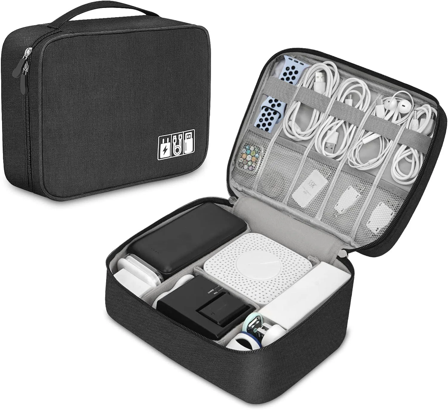 Portable Tech Organizer Case f - đánh giá và giá Tech Accessories Storage