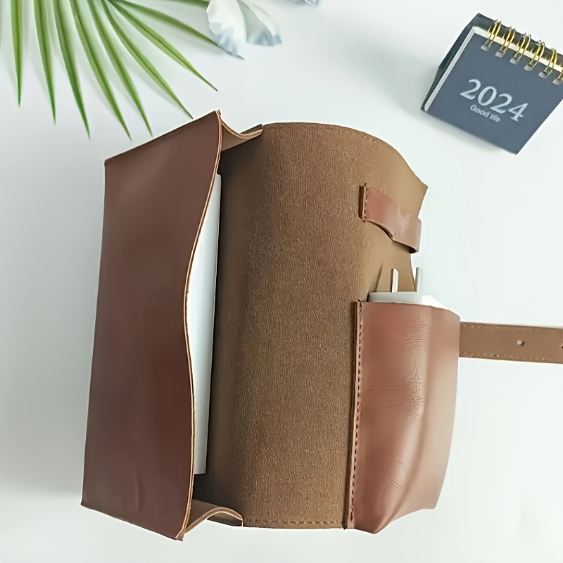 1pc PU Leather Multi-Compartme - đánh giá và giá Tech Accessories Storage