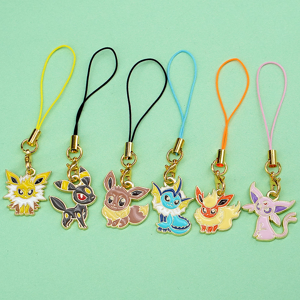 6Pcs Hot Anime Pokemon Eevee P - đánh giá và giá Kawaii Tech Accessories