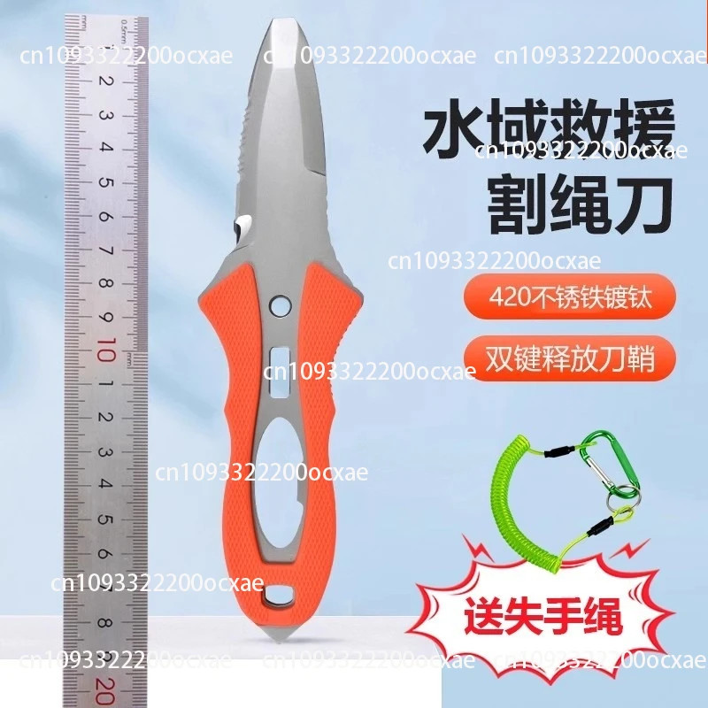 Water Rescue Knife Outdoor Rop - đánh giá và giá Tech Diving Accessories