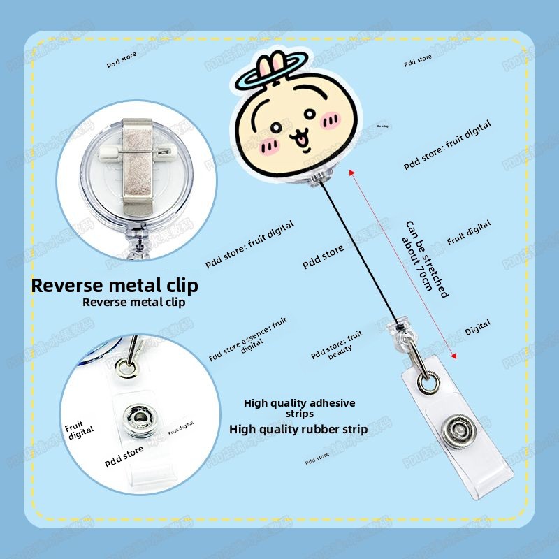jiyi Retractable Badge Reel Ka - đánh giá và giá Kawaii Tech Accessories