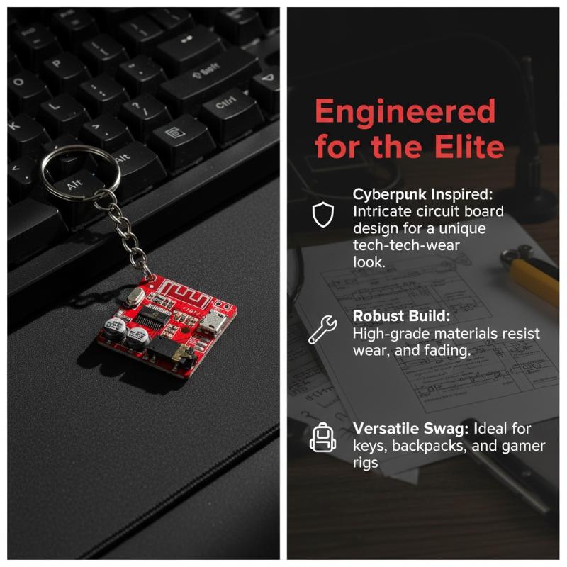Circuit Board Keychain Minimal - đánh giá và giá Tech Keychain Accessories