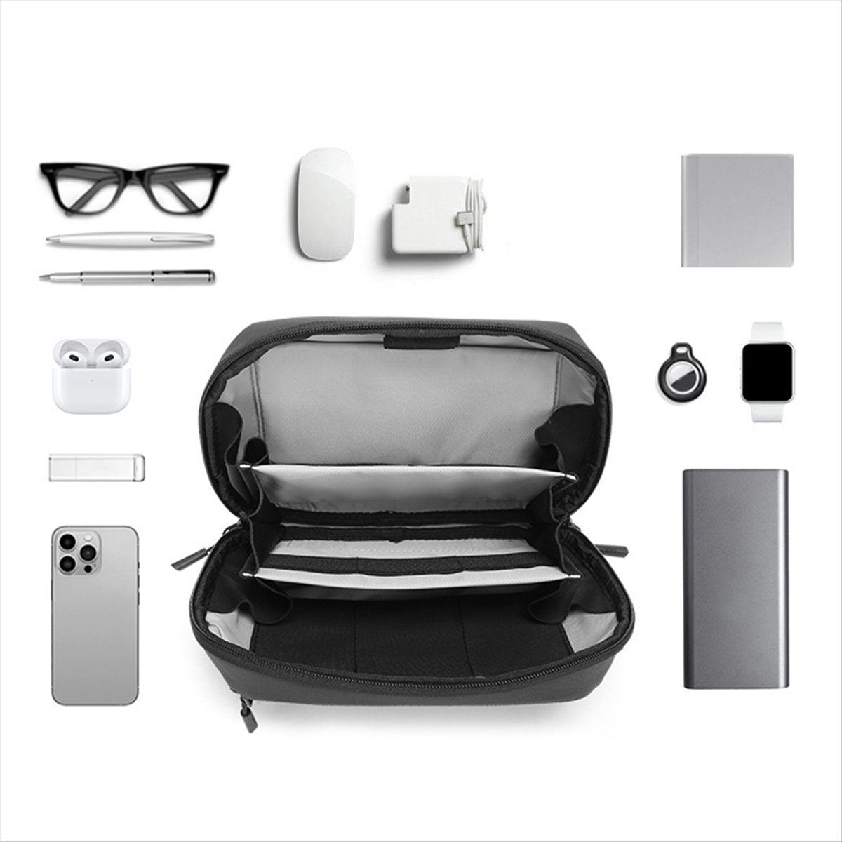 ☶❈＊♥AC1578-Waterproof Tech Pou - đánh giá và giá Tech Accessories Storage